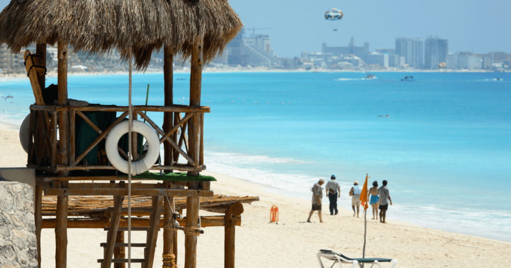 Cancun lifeguard