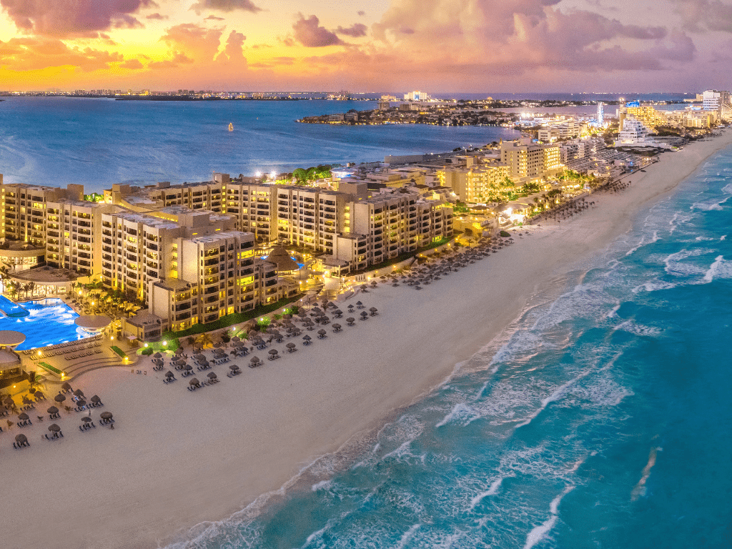 Cancun hotels on the beach