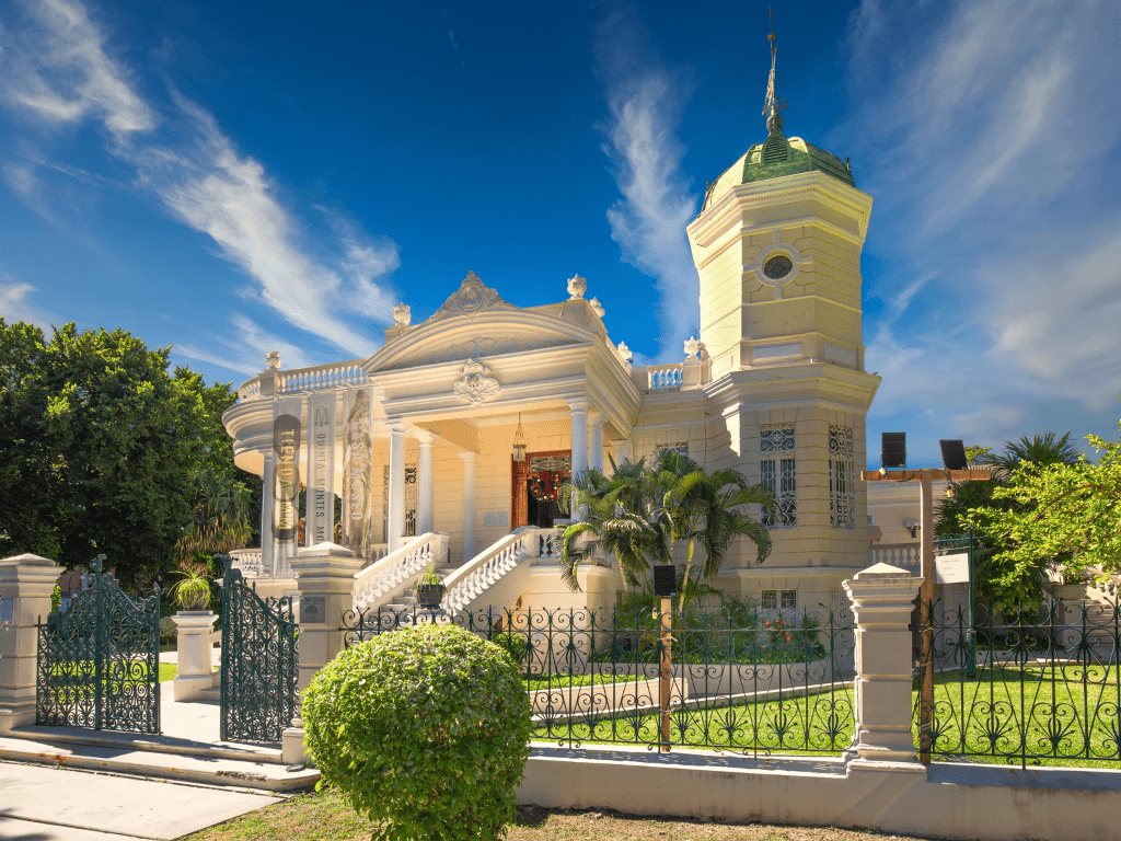 Historic home on Paseo de Montejo Merida Mexico