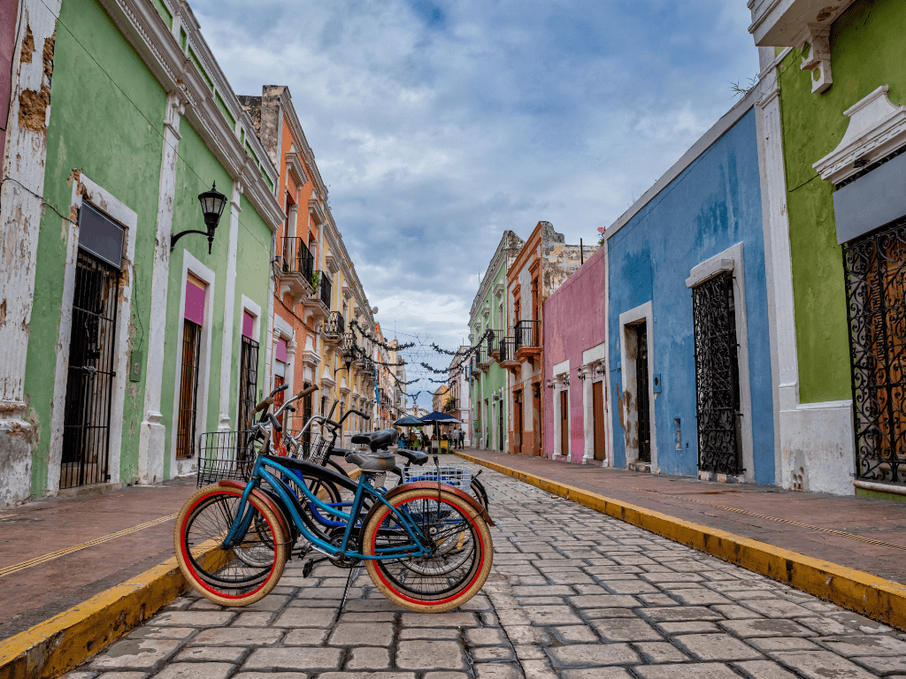 Merida street with bikes