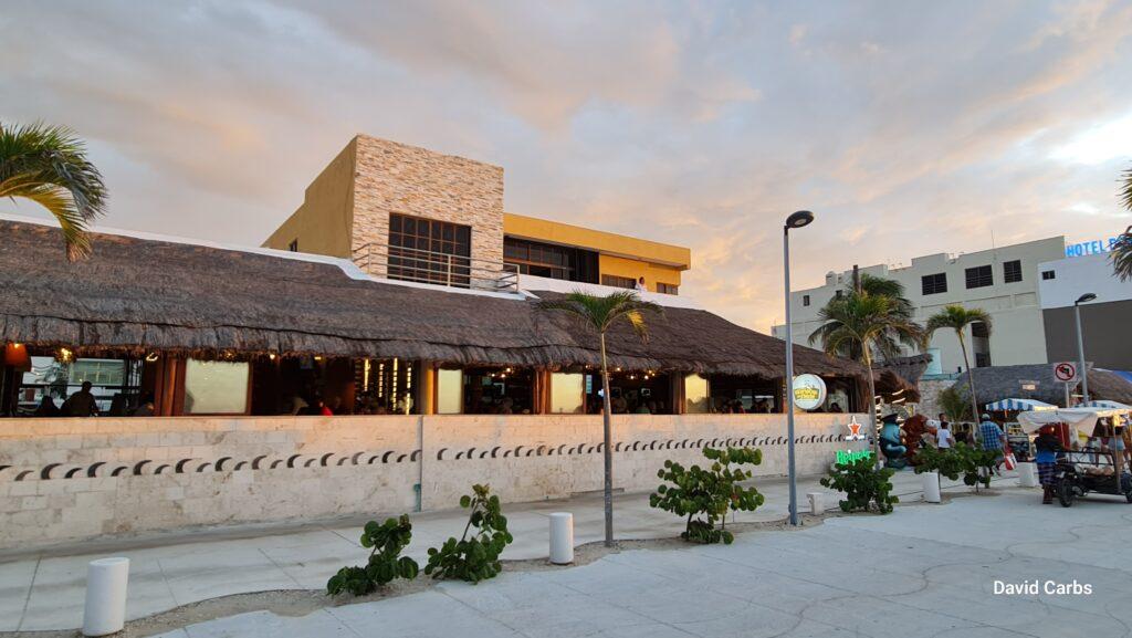 Los Mariscos de Chichi restaurant located at Progreso Mexico boardwalk