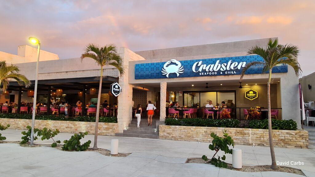 Crabster Seafood & Grill restaurant in Progress Mexico boardwalk