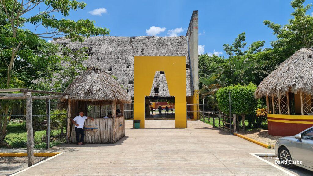 Entrance to Cenote Samula/Xkeken complex, located near Valladolid Yucatan