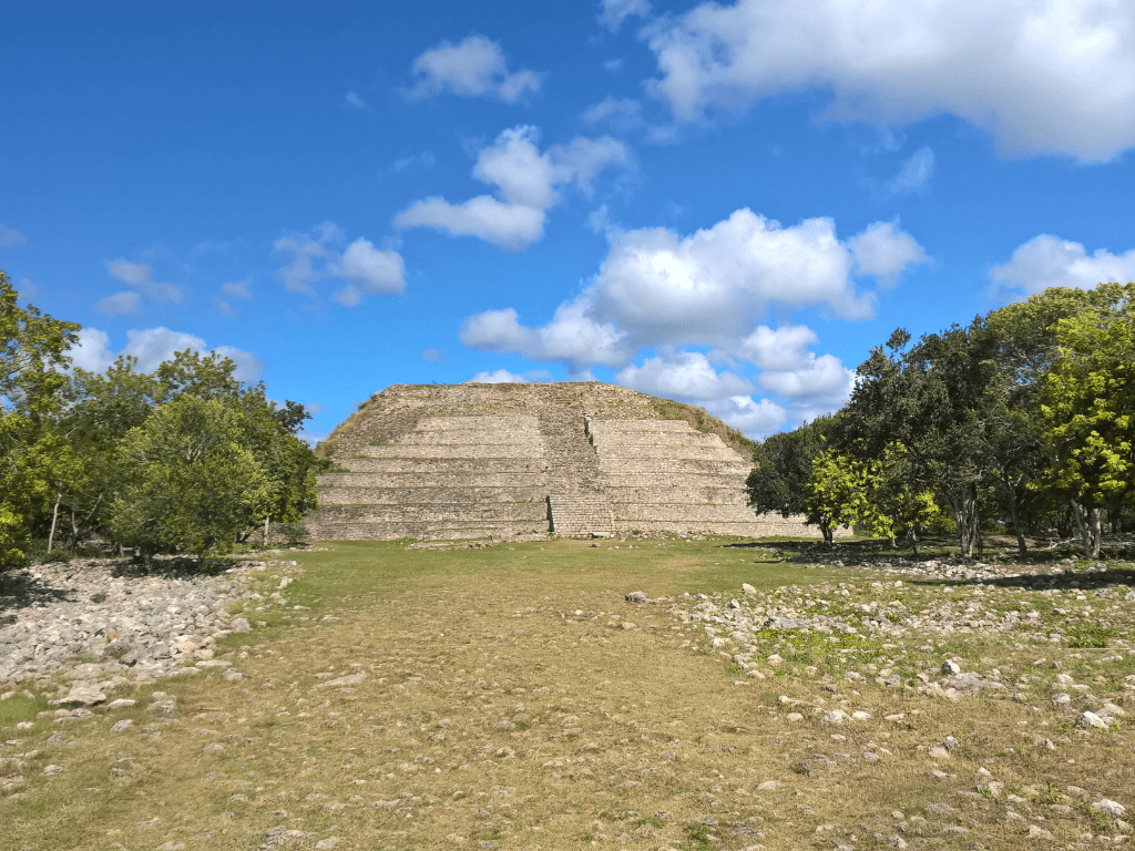 Mayan ruin in Izamal Mexico