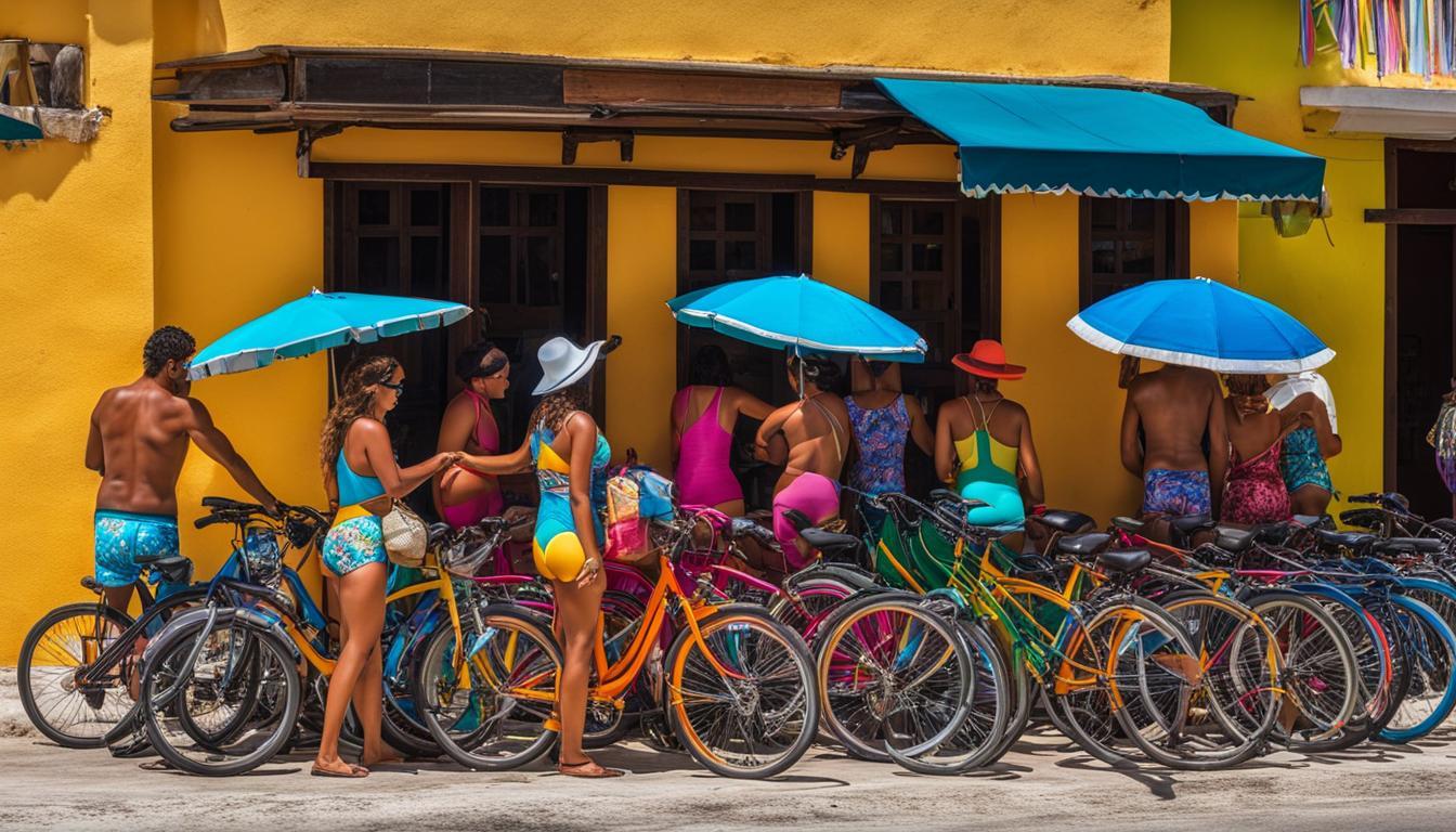 bicycle cancun rental homes